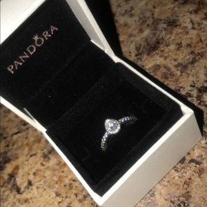 Pandora Radiant teardrop ring size 4.5 never worn